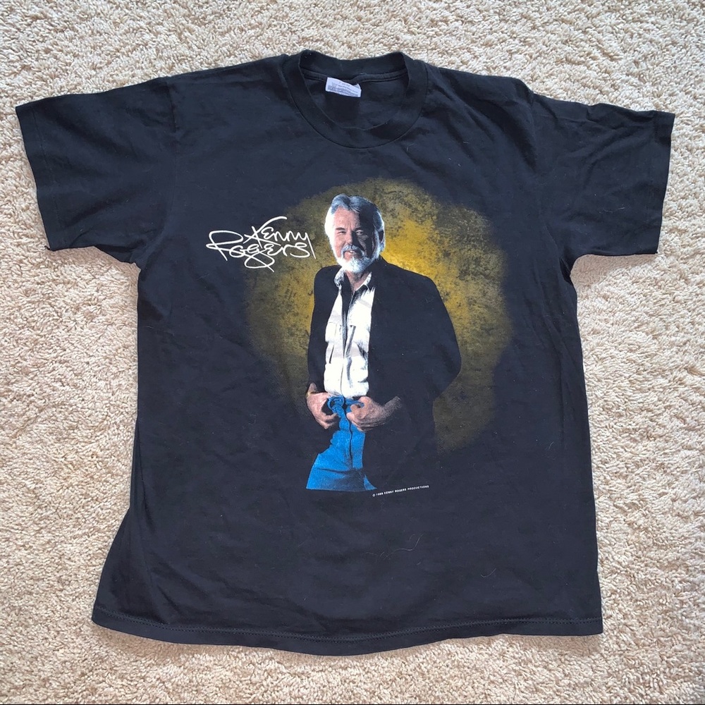 1989 Kenny Rogers productions vintage tee